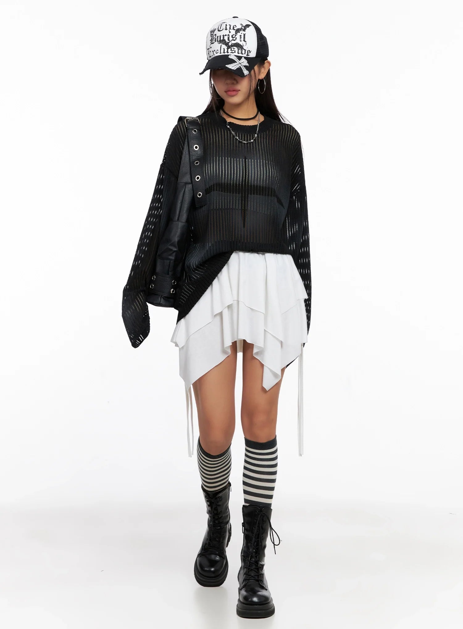 Ribbed Lightweight Long Sleeve Tee IG528
