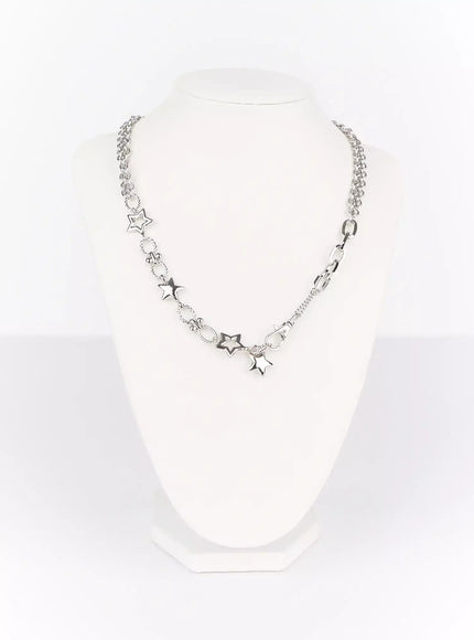 star-chain-link-necklace-ij528