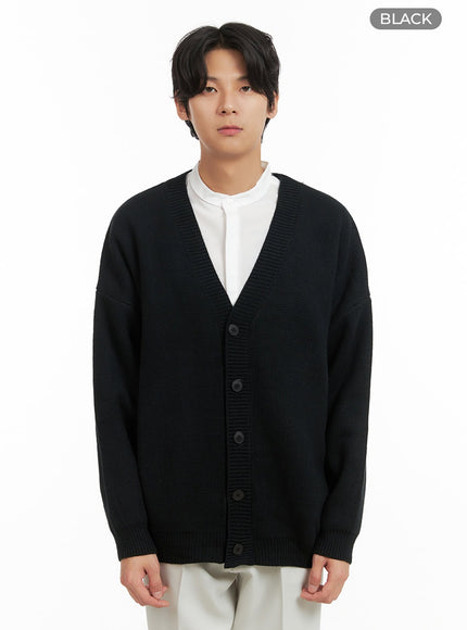 mens-oversized-buttoned-cardigan-black-iy402