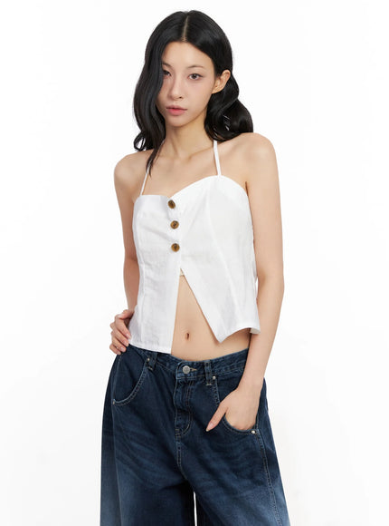 buttoned-halter-neck-top-ig508