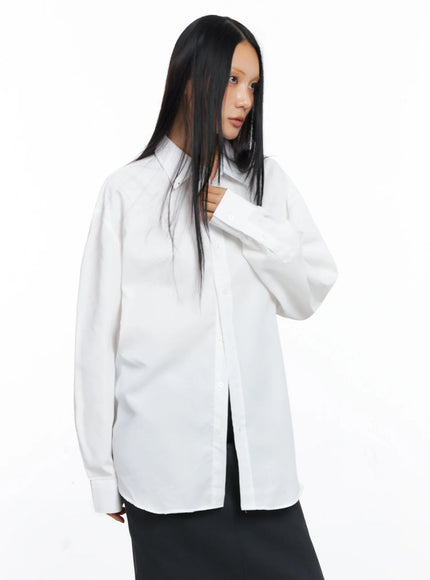 Relaxed-Fit Button Down Shirt CO517