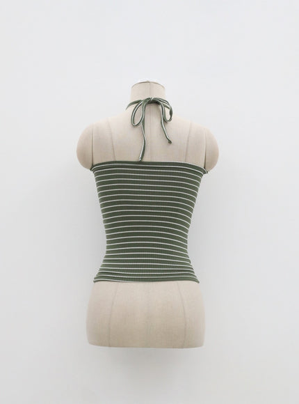 Stripe Cropped Top IF309