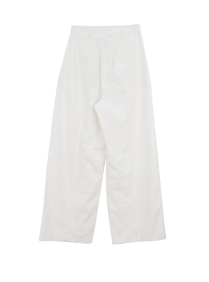 Baggy Cotton Tailored Pants IA325