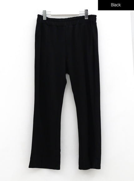 Plus Cotton Bending Bootcut Pants IS05