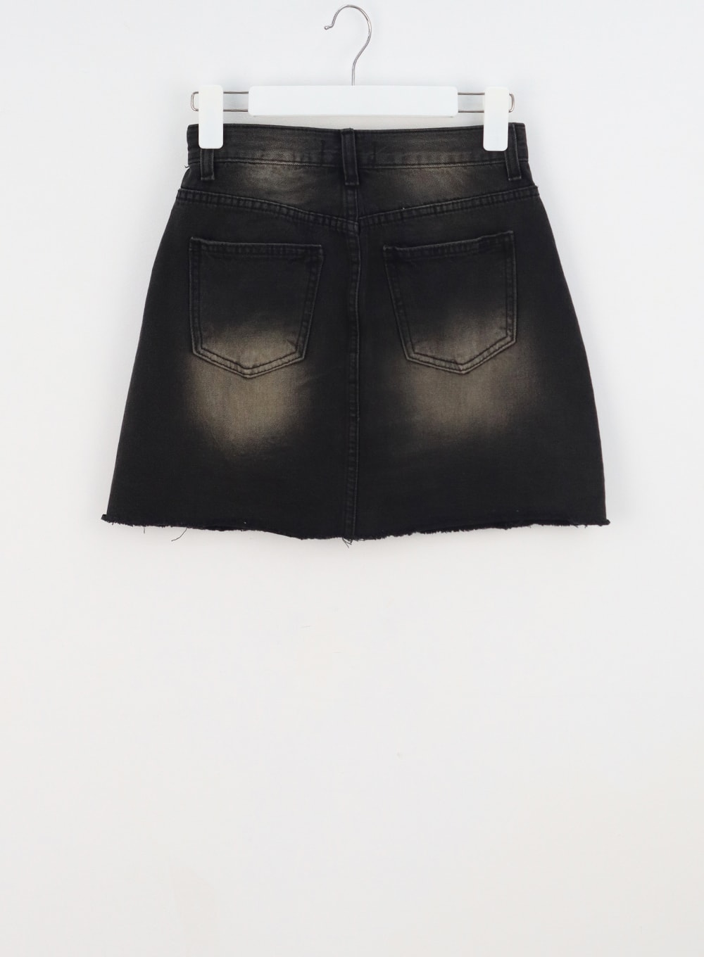 Faux Leather Flared Mini Skirt - Lewkin