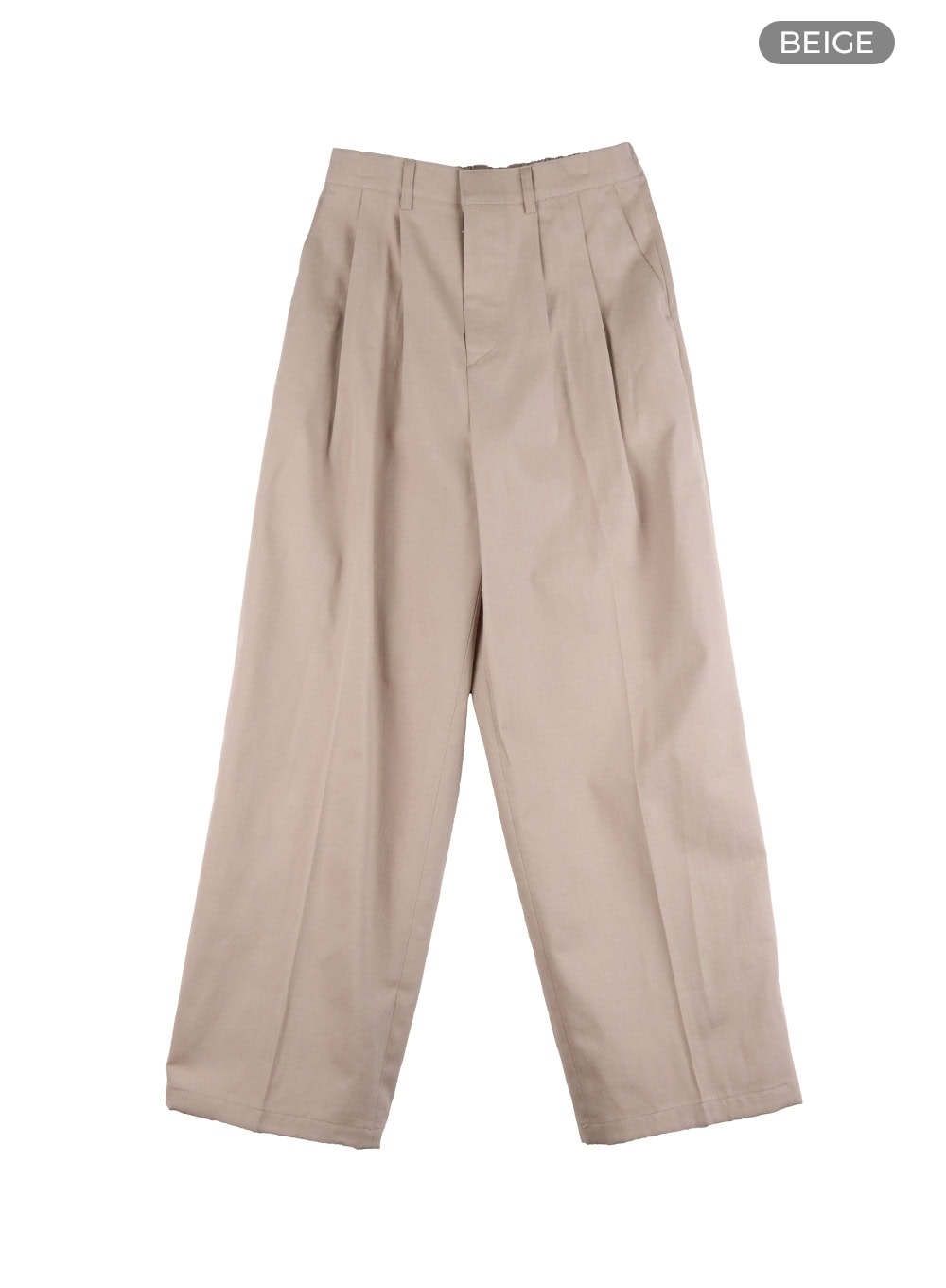 Men's Pintuck Cotton Wide Fit Pants IY431 - Korean Men's
