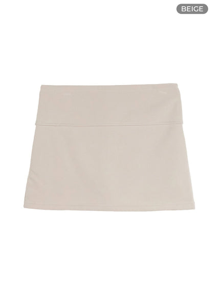 basic-cotton-skorts-il409 / Beige