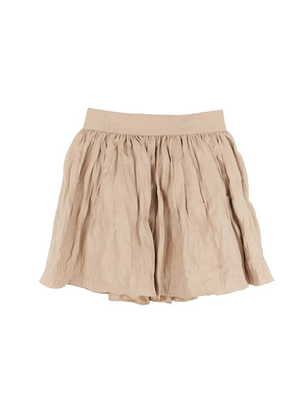flare-a-line-skirt-ij529 / Beige