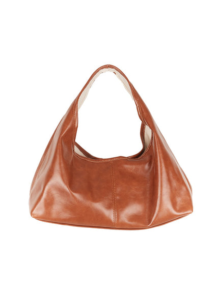 Elegant Faux Leather Shoulder Bag IM514