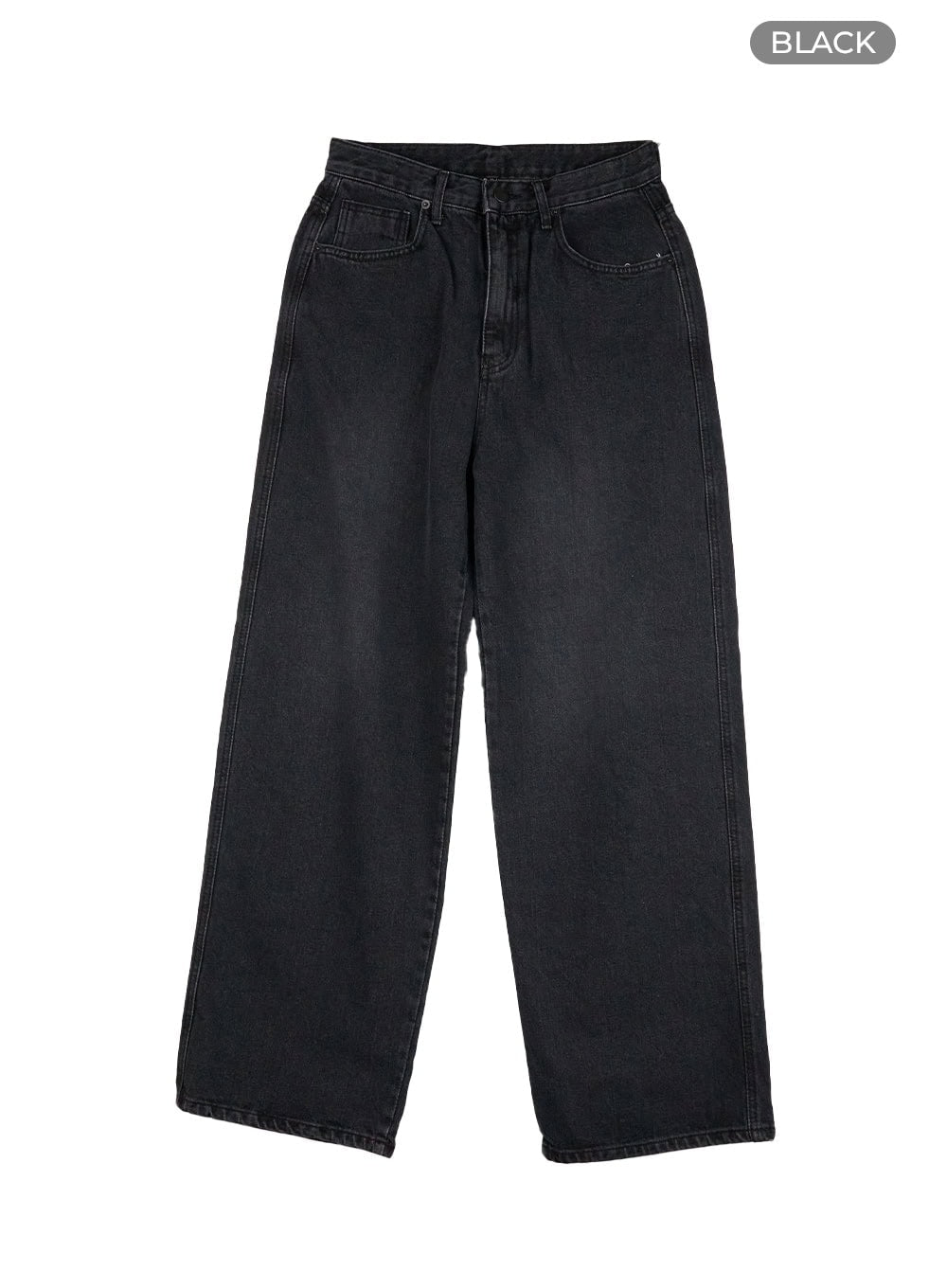 light-washed-baggy-jeans-il409 / Black