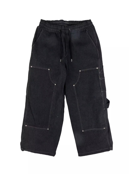 ashlyn-carpenter-wide-leg-jeans-ij528 / Black