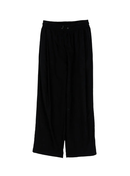 mens-linen-pintuck-slacks-ig511 / Black