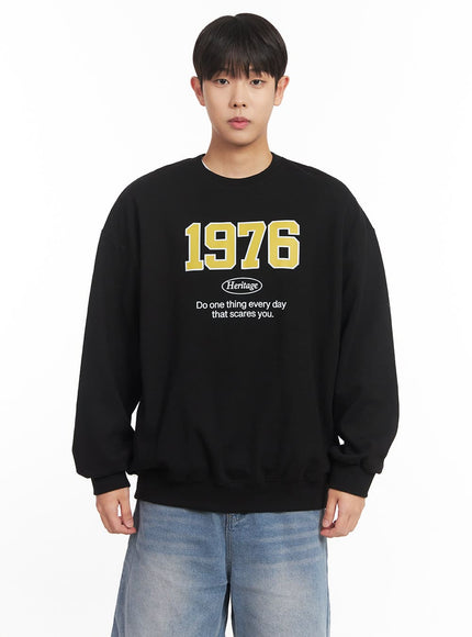 mens-1976-graphic-sweatshirt-im528 / Black