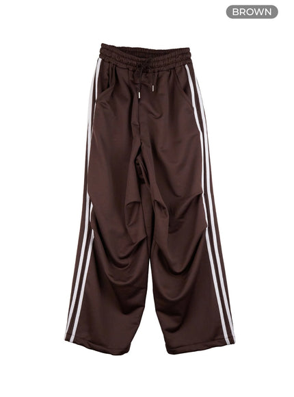 mens-loose-fit-athletic-pants-io428 / Brown
