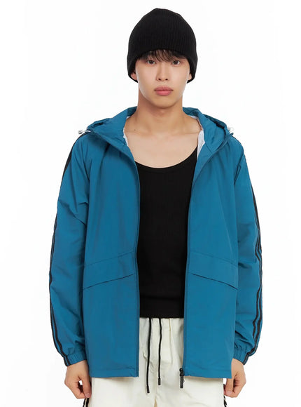 mens-lightweight-windbreaker-jacket-il516 / Dark blue