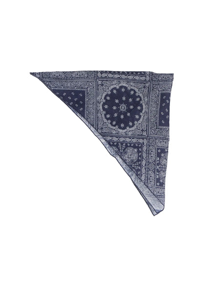 mens-small-paisley-bandana-scarf-il514 / Dark blue