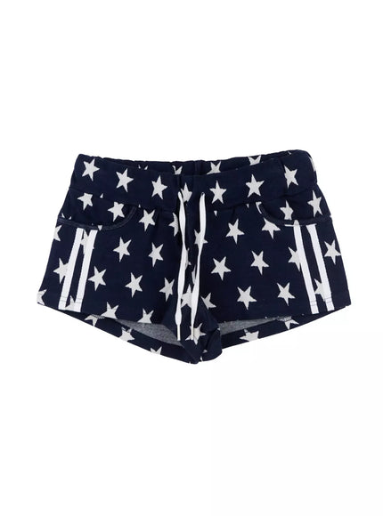 comfy-patterned-shorts-in514 / Dark blue