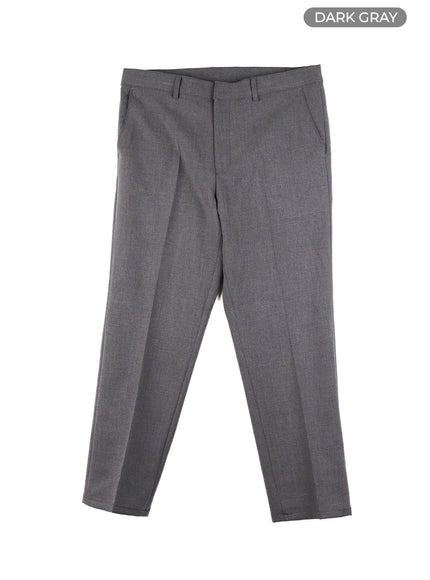 mens-straight-leg-trousers-ia401 / Dark gray