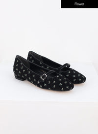 mary-jane-flats-is321 / Flower