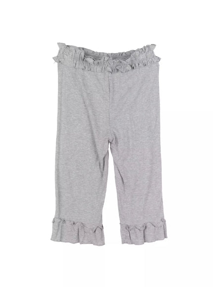 Frill Ribbed Crop Leggings IO516