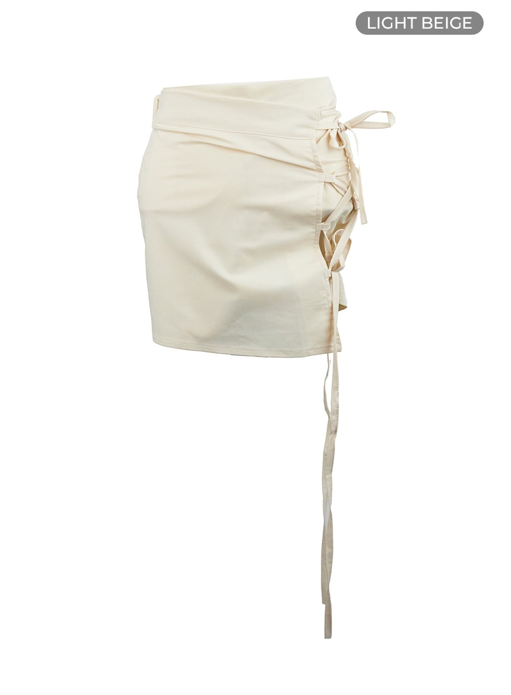 x-strap-mini-skirt-ig405 / Light beige