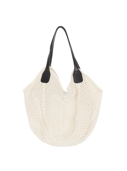 crochet-shoulder-bag-ia528 / Light beige