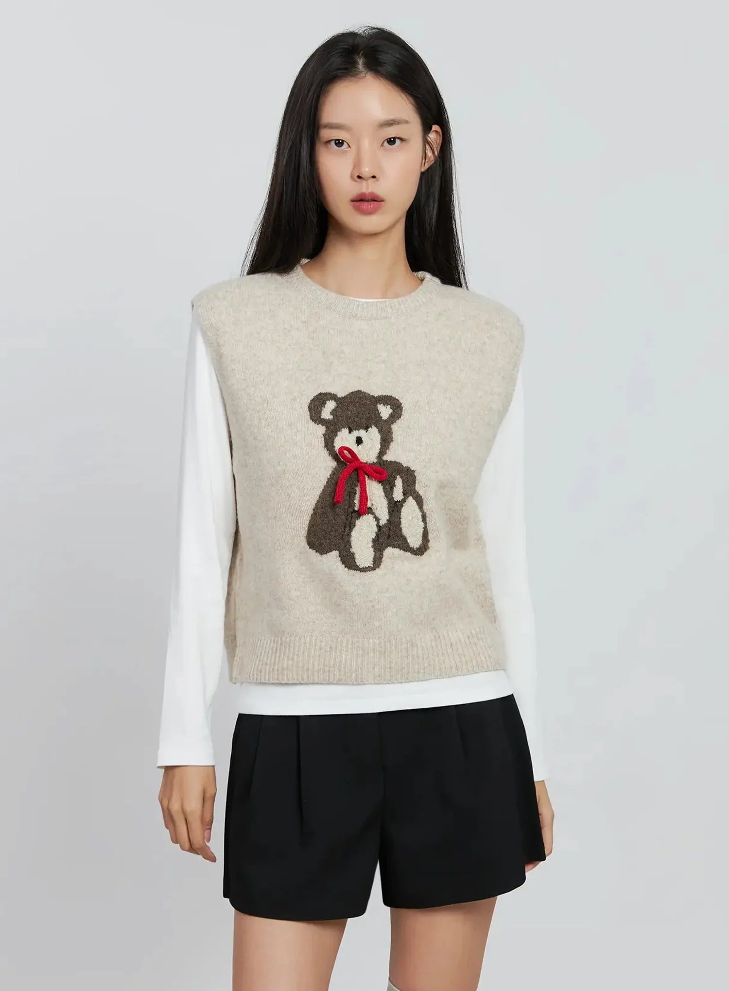 teddy-knit-pullover-in507 / Light beige