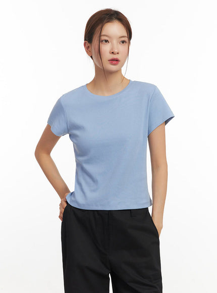 Basic Round Neck Tee IM513