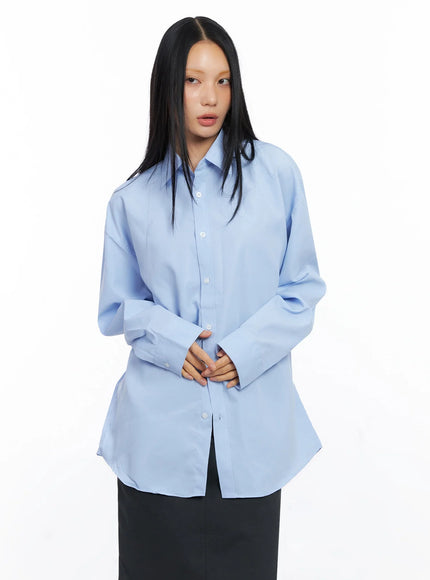 Relaxed-Fit Button Down Shirt CO517