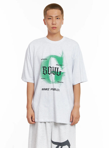 Men's Oversized "G" Graphic Tee IL521
