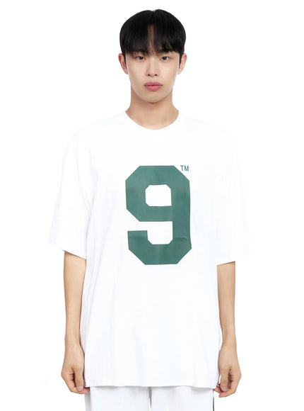 mens-no-9-graphic-tee-ig520 / White