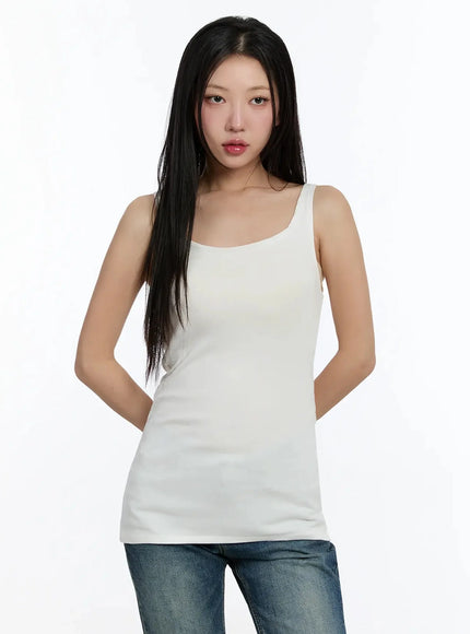 Basic U-Neck Tank Top IM509