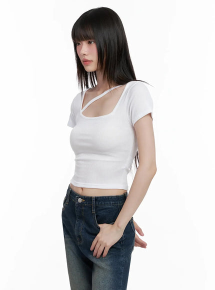 strappy-square-neck-crop-top-il531 / White