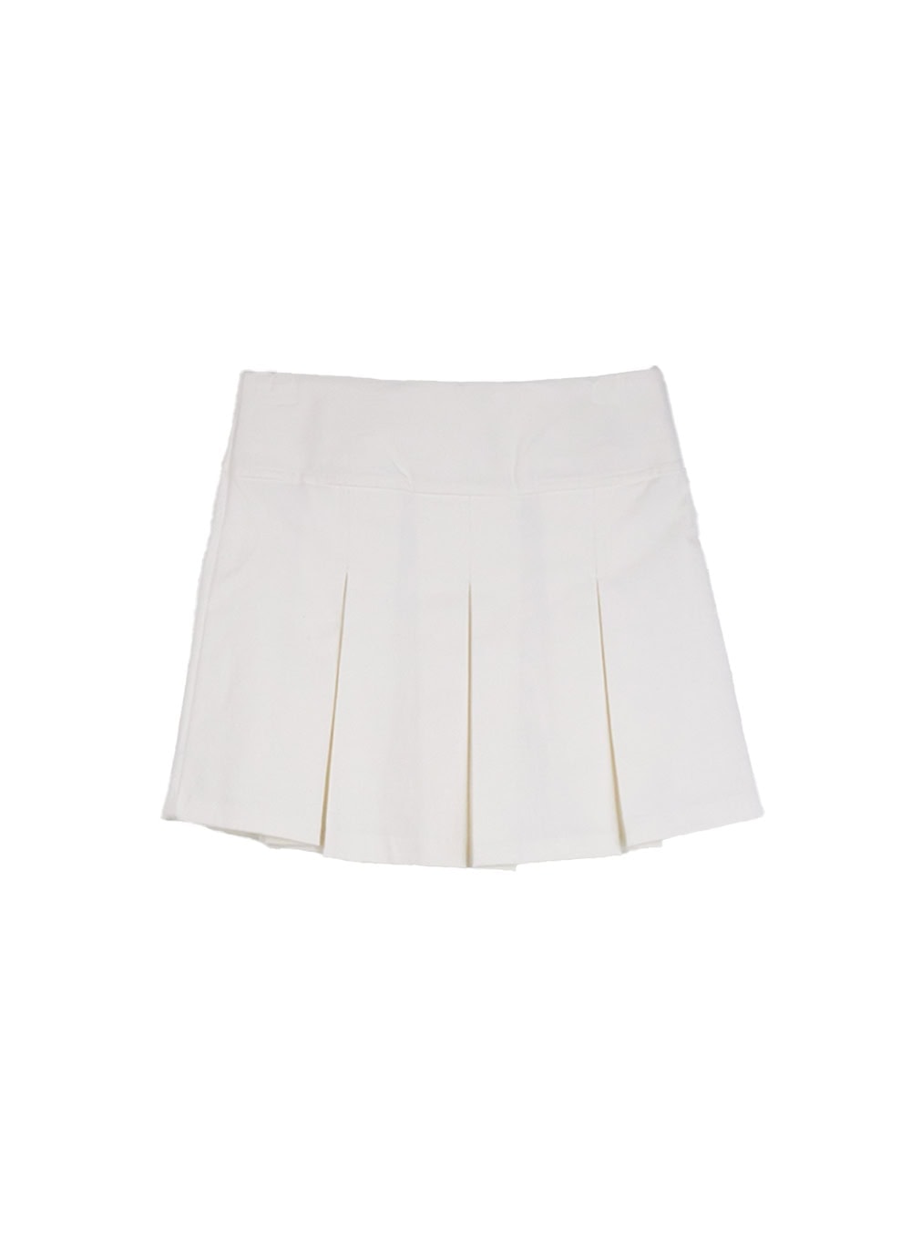 classic-pleated-mini-skirt-if505 / White