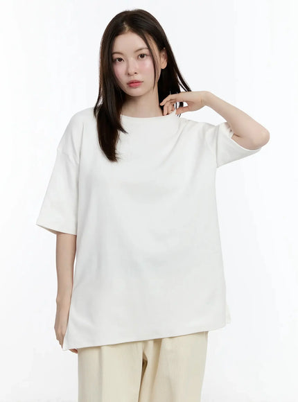 Cozy Fleece Cotton T-Shirt ID526