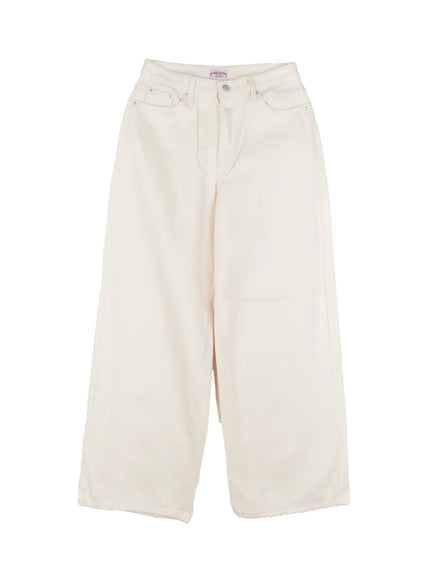 cotton-wide-leg-pants-cs523 / Light beige
