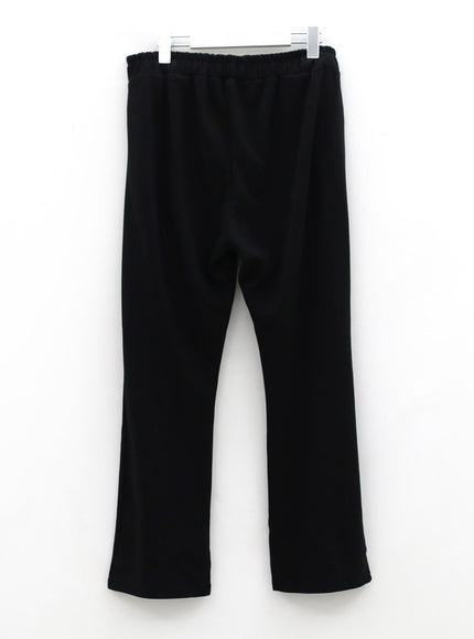 Plus Cotton Bending Bootcut Pants IS05