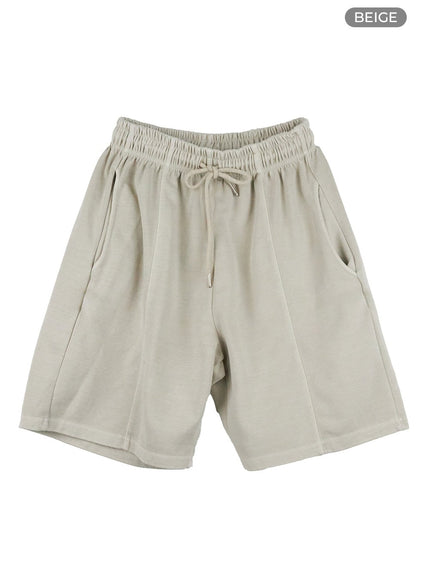 mens-comfy-cotton-shorts-iu419 / Beige