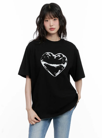 Heart Graphic Tee IL531