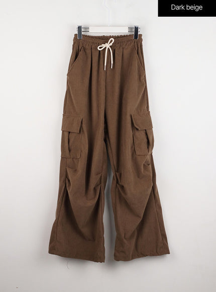 corduroy-cargo-street-pants-id305 / Dark beige