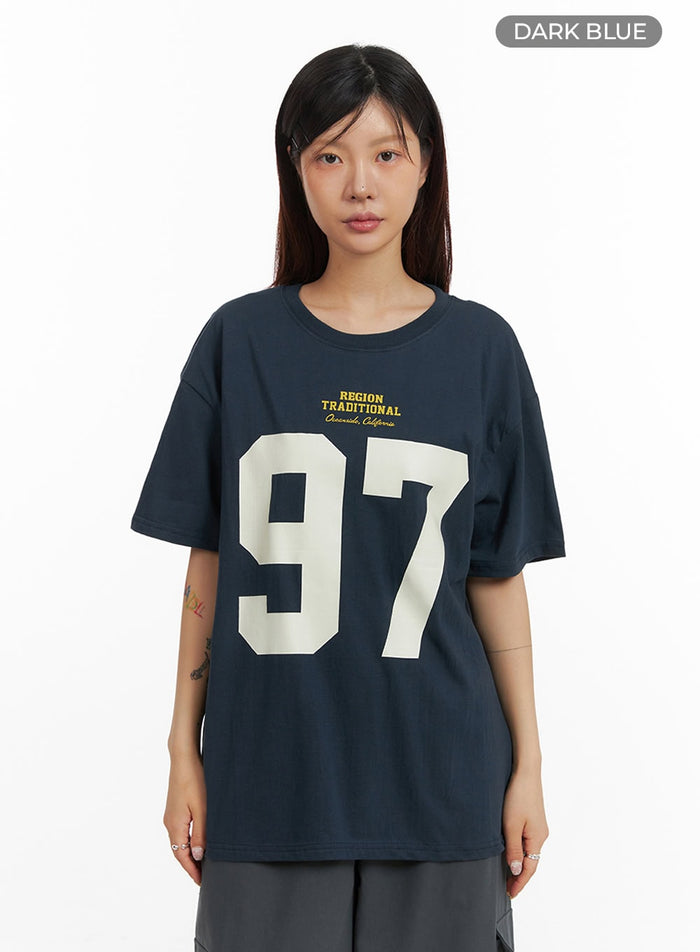 oversized-graphic-t-shirt-iy410 / Dark blue