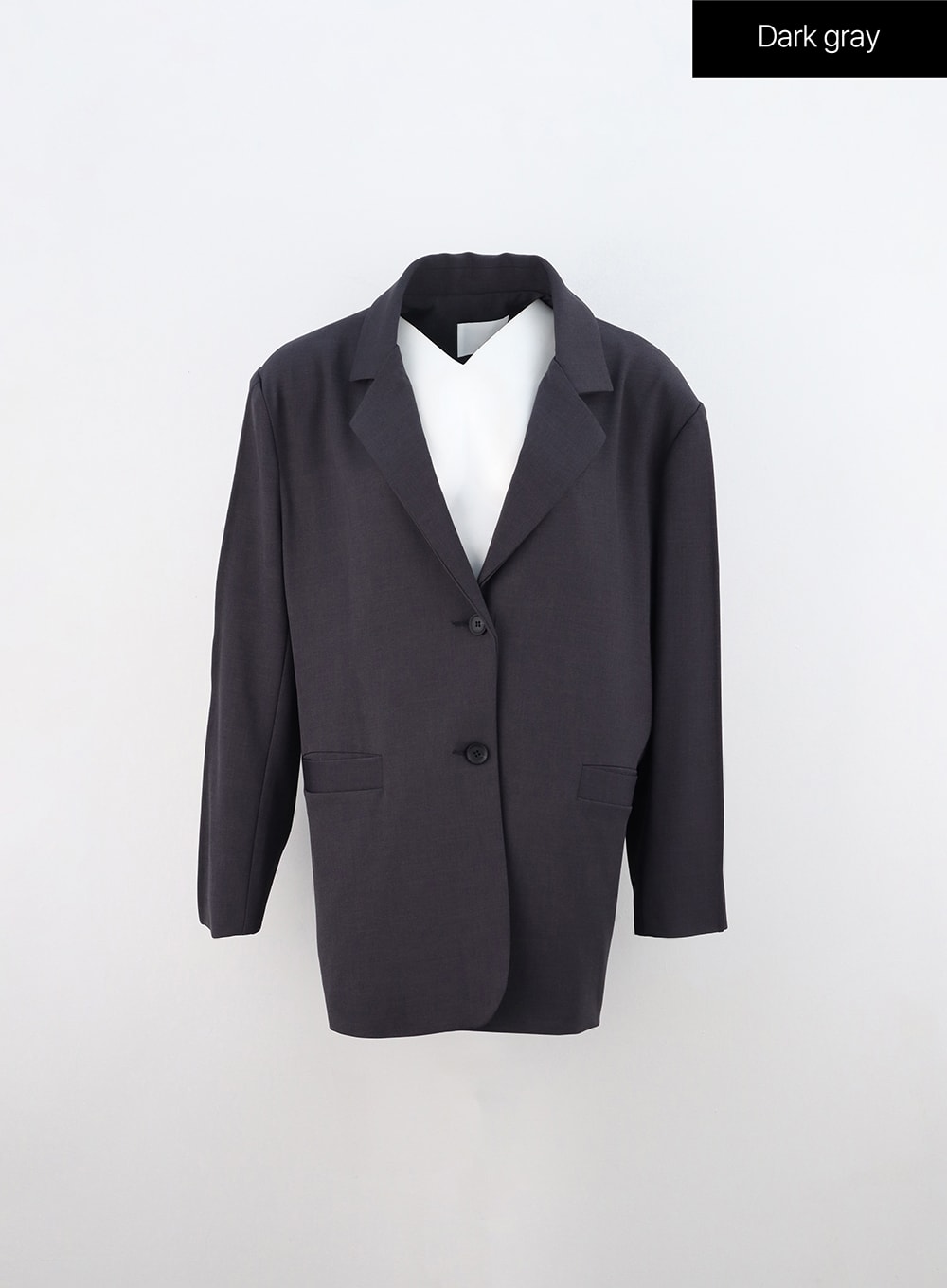 oversize-loose-fit-blazer-in308 / Dark gray