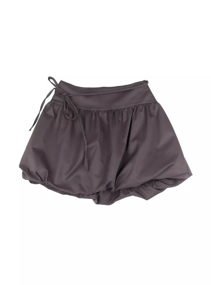 chic-bubble-mini-skirt-io530 / Dark gray