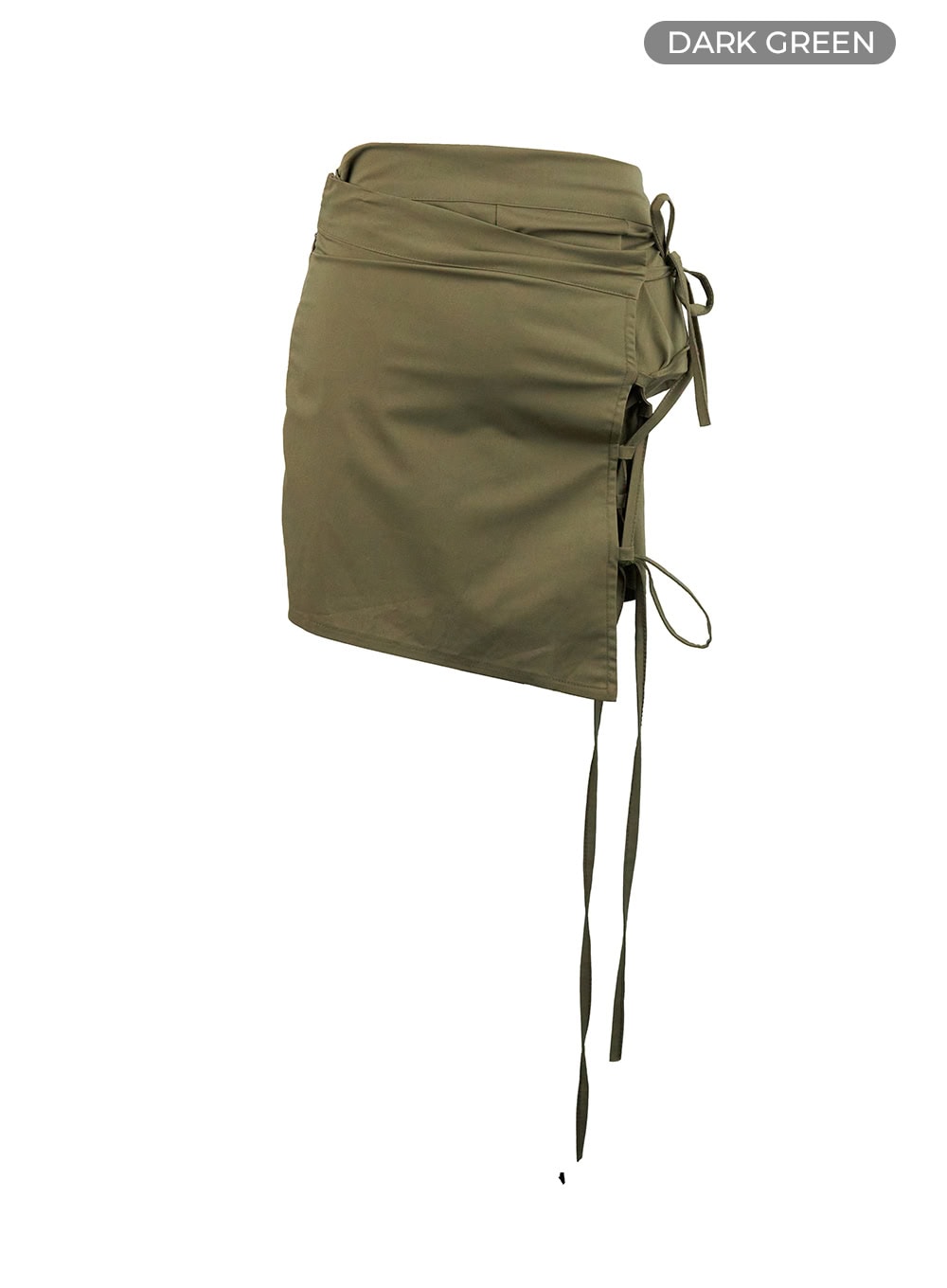 x-strap-mini-skirt-ig405 / Dark green