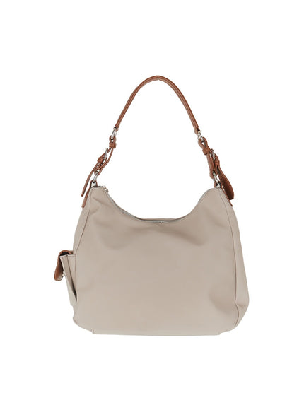 faux-leather-pocket-shoulder-bag-iy508 / Gray