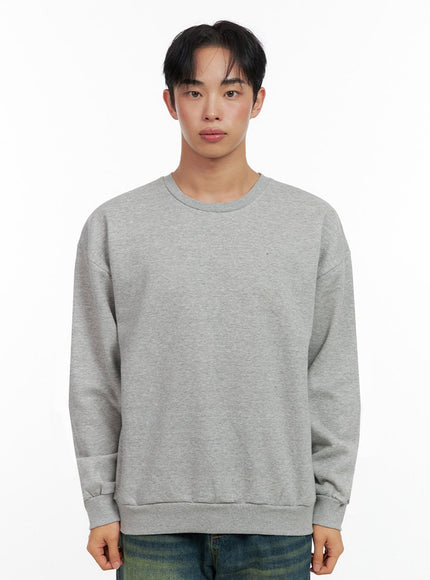 mens-classic-crewneck-sweatshirt-in426 / Gray