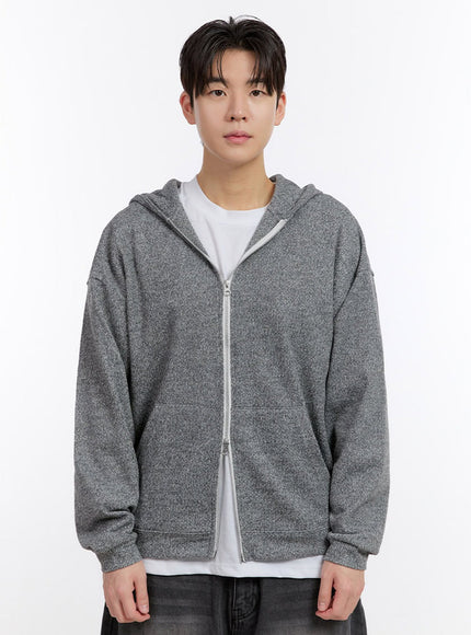 Men's Cozy Zip-Up Hooded Jacket IF528