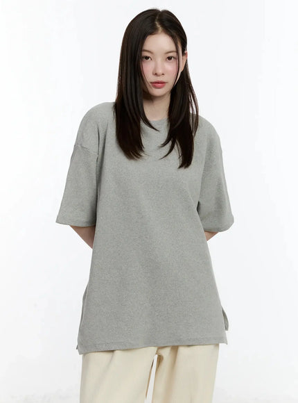 Cozy Fleece Cotton T-Shirt ID526