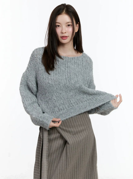 cozy-boatneck-cropped-knit-sweater-id511 / Gray