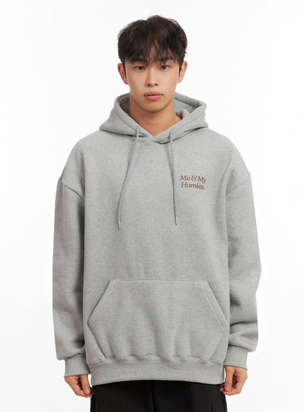 mens-simple-oversized-hoodie-id431 / Gray